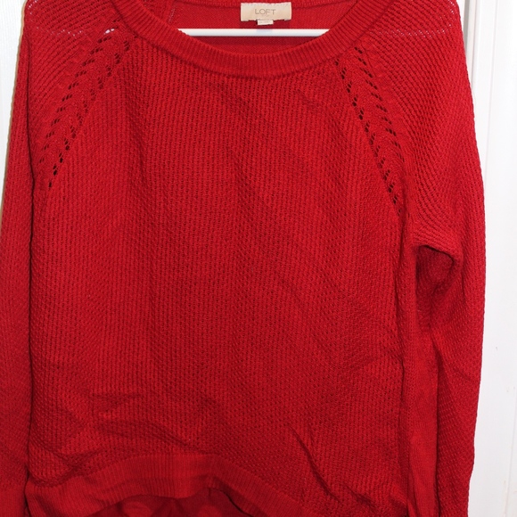 Red Loft Sweater - Picture 1 of 2